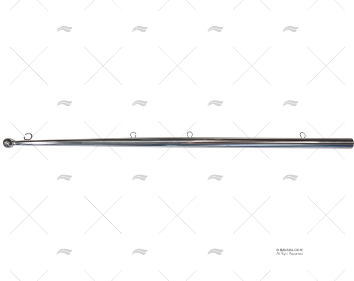 HASTE DE BANDEIRA INOX SS 304 19mm