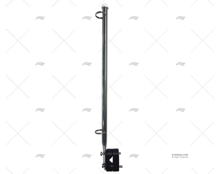 HASTE DE BANDEIRA INOX SS 304 C/SUPORTE AB