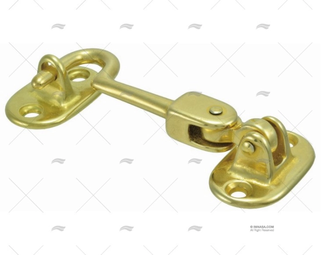 GOLD OLD BRASS CABIN DOOR HOOK 104x38mm