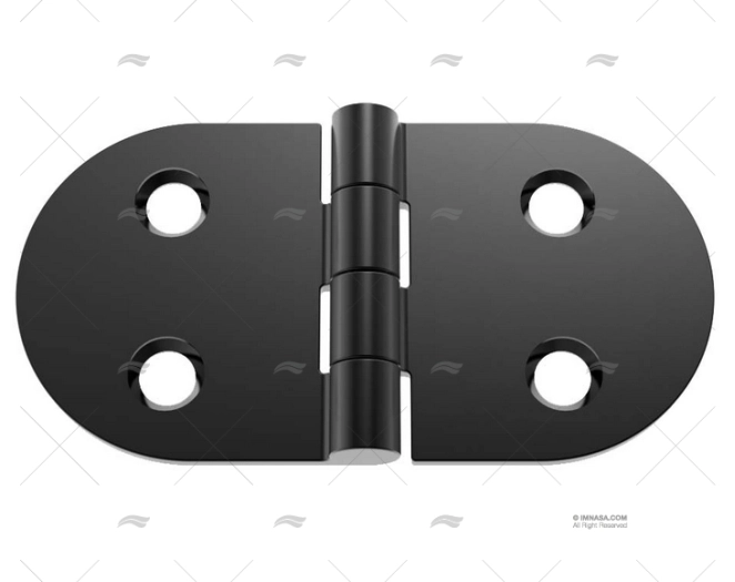 CHARNIERE BUTTERFLY UP 38.5x75mm NOIR MA MARINE TOWN