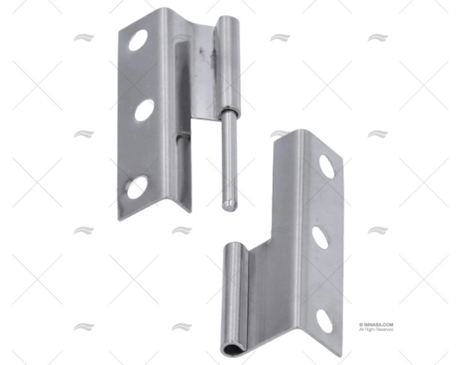 DOBRADIÇA DESMONTÁVEL ESQUERDA INOX 304 S