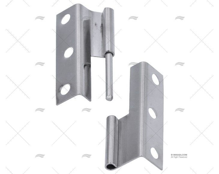 DOBRADIÇA DESMONTÁVEL ESQUERDA INOX 304 S