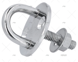 PLATINA C/ARGOLA INOX 304 SS M6