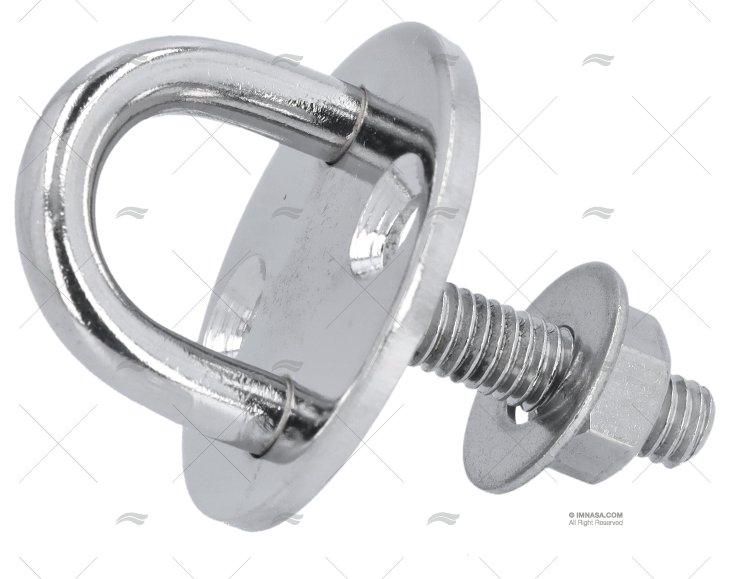 PLATINA C/ARGOLA INOX 304 SS M6