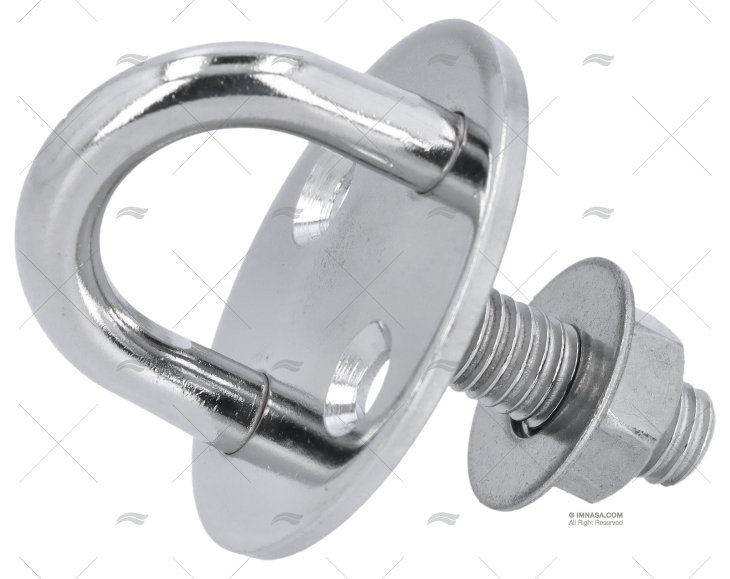 PLATINA C/ARGOLA INOX 304 SS M8