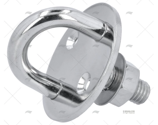 PIASTRINA C/ANELLO INOX 304 SS M10