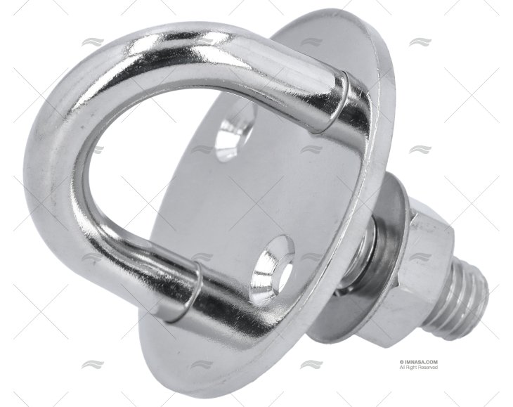 PIASTRINA C/ANELLO INOX 304 SS M10