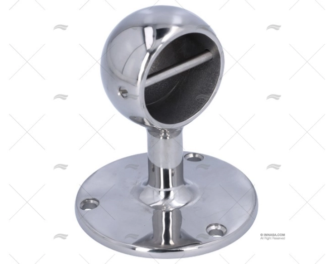 SUPPORTO CORRIMANI TERMINALE INOX SS 316