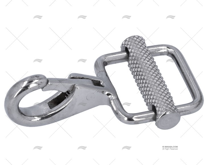 MOSQUETÃO C/FIVELA INOX SS 316 25mm