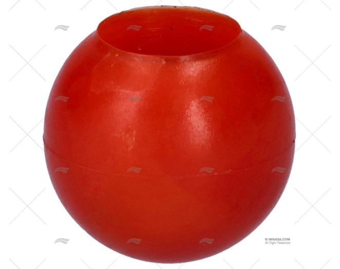 BOULE STOP NYLON ROUGE 6mm