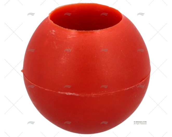 STOPPER KNOB NYLON RED 6mm