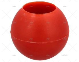 BOLA STOPPER NYLON VERMELHA 6mm