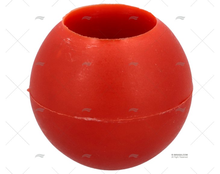 BOLA STOPPER NYLON VERMELHA 6mm