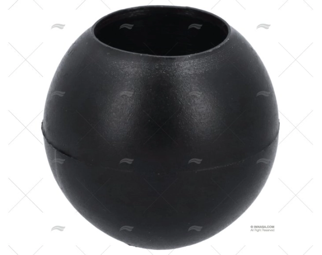 BOLA STOP NYLON PRETA 6mm