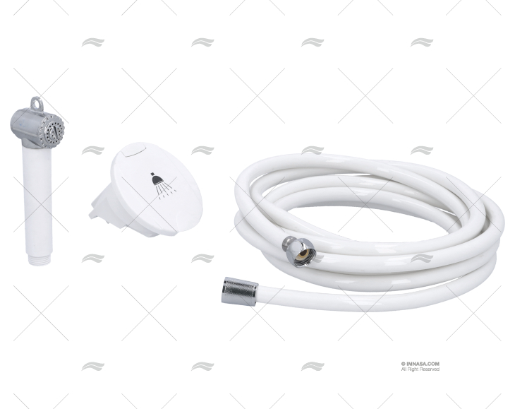 CASSETTO DOCCIA CV BIANCO KIT 4m IMNASA