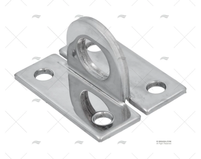 PLATINA DE ÂNGULO INOX SS 304 2-1/8\" 2U
