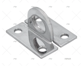 PLATINA DE ÂNGULO INOX SS 304 2-1/8\" 2U