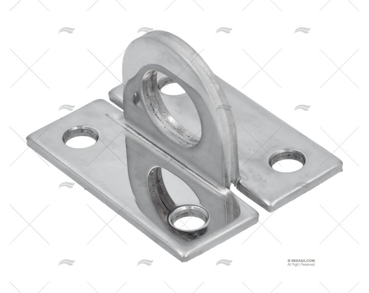 PLATINA DE ÂNGULO INOX SS 304 2-1/8\" 2U