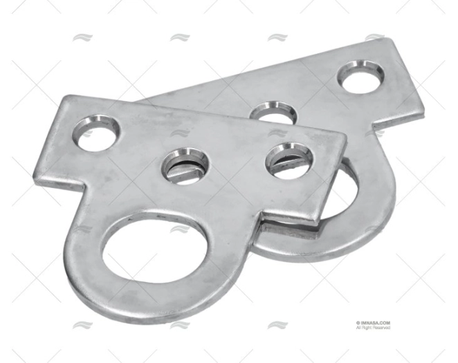 PIASTRINA RETTA INOX SS 304 2-1/8" 2U