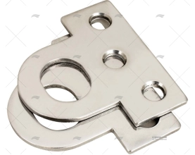 PLATINE DROITE INOX SS 304 2-1/8"