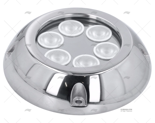 ECLAIRAGE SOUSMARIN INOX SS 316 6 LEDS