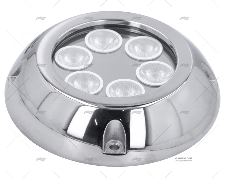 LUZ SUBMERSÍVEL AZUL   12V INOX