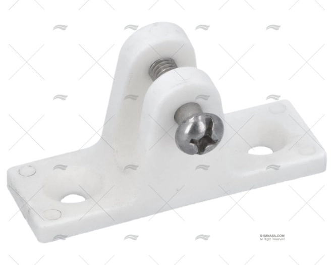 WHITE NYLON TOP HINGE 9º