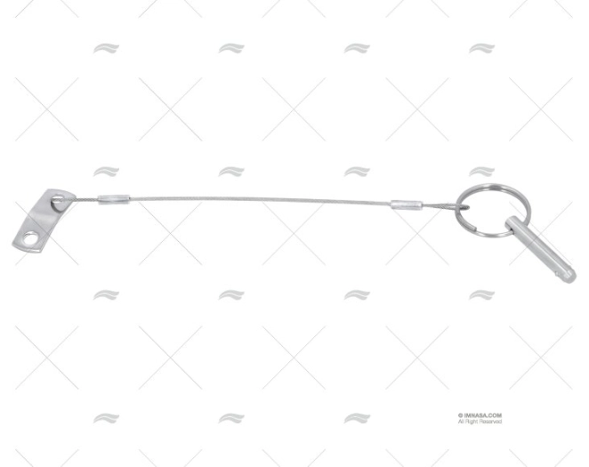 CAVO INOX SS 304 C/PERNO DRITTO
