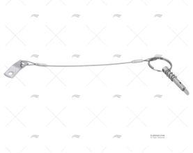 LANYARDS SS 304 W/CLEVIS PIN
