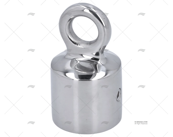 TERMINALE CANDELIERE TUBO 1" INOX AISI 316