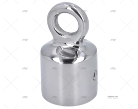 TERMINALE CANDELIERE TUBO 1" INOX AISI 316
