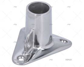 SUPORTE MONTANTE INOX AISI 316 84º C/PARAFUSO