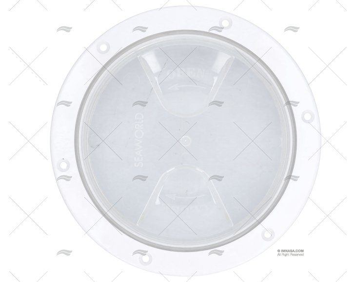 DECK PLATE W/CLEAR LID 127mm