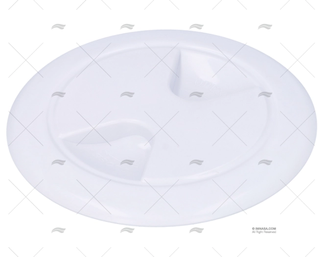 TAMPA REGISTO BRANCO 127mm
