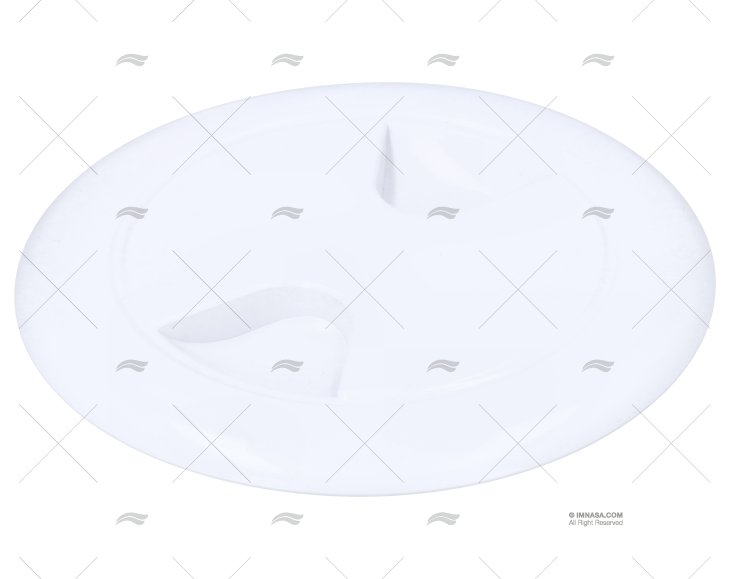 TAMPA REGISTO BRANCO 152mm