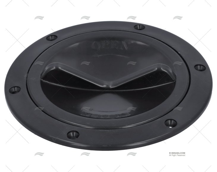 COPERCHIO PORTELLO DI ISPEZIONE APERTURA FACILE NERO 102mm