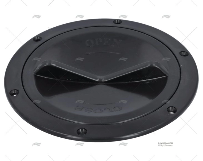 DECK PLATE EASY TO OPEN BLACK 127mm