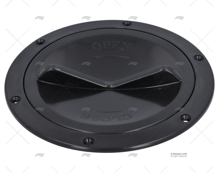 DECK PLATE EASY TO OPEN BLACK 127mm