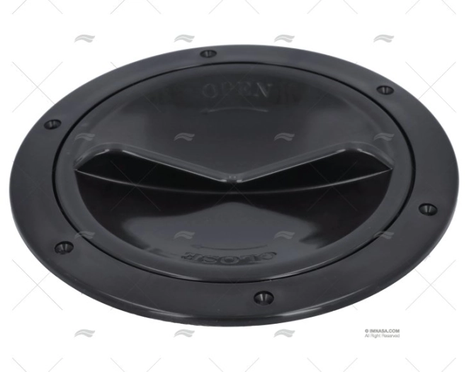 COPERCHIO PORTELLO DI ISPEZIONE APERTURA FACILE NERO 152mm