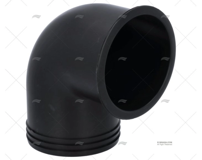 GOMITO 90º PER GRIGLIA 102mm