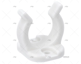 CLIP NYLON BRANCO 19MM (4un)