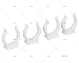 CLIP NYLON BRANCO 28MM (4u)