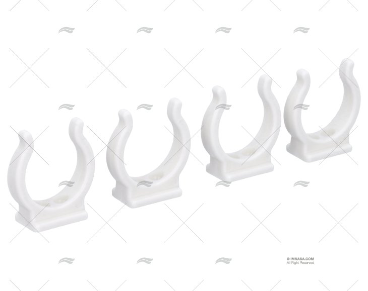 CLIP NYLON BRANCO 28MM (4u)