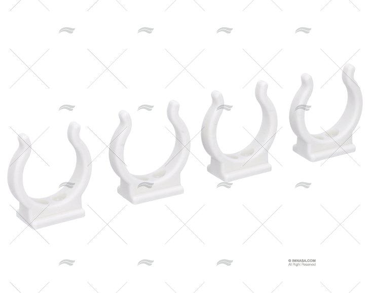 CLIP NYLON BRANCO 32MM (4u)