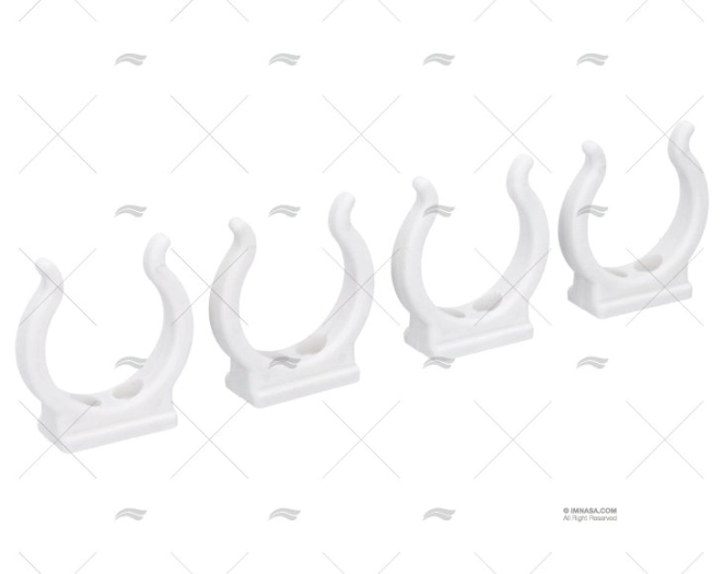 CLIP NYLON BRANCO 38MM (4u)