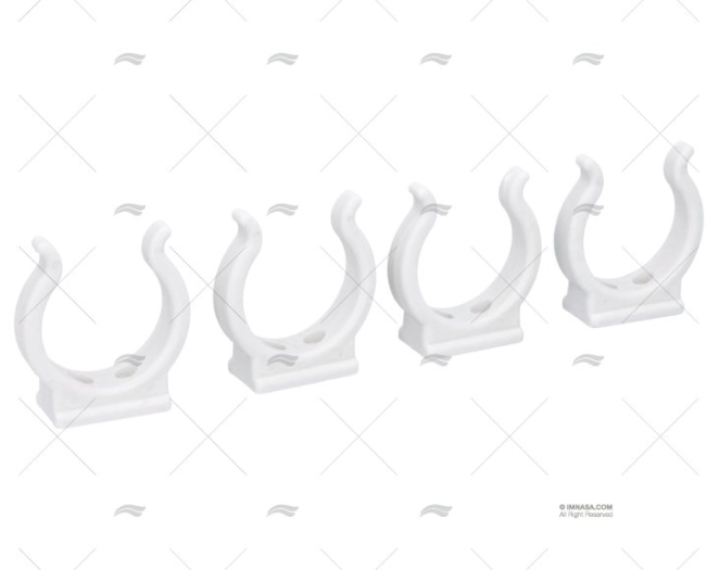 CLIP NYLON BRANCO 44MM (4u)