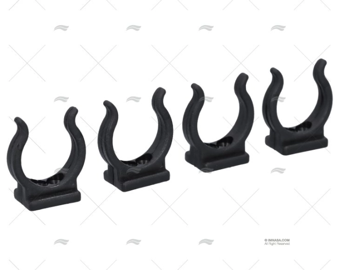 CLIP NYLON PRETO 25MM (4u)