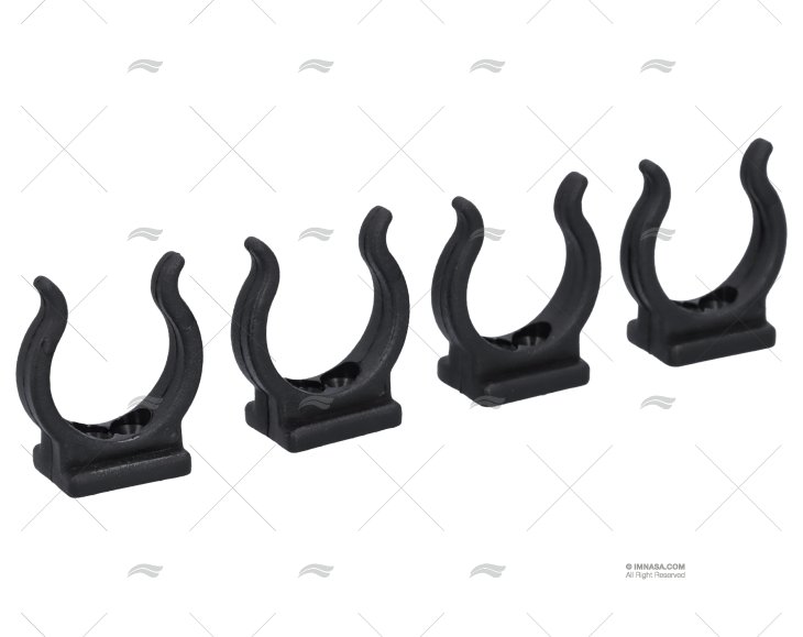 CLIP NYLON PRETO 25MM (4u)