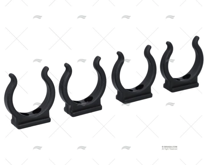 CLIP NYLON PRETO 38MM (4un)
