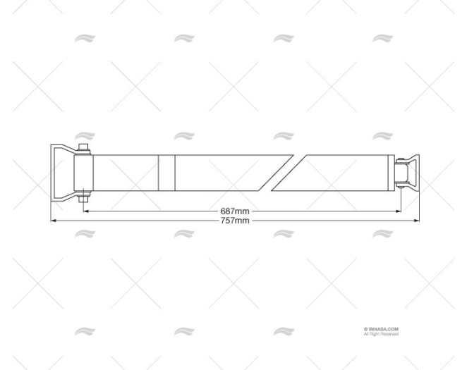 ELEVADOR ELETRICO MOD.1 24V 2000 / 480mm BARKA
